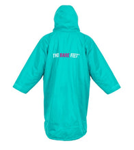 Load image into Gallery viewer, TWO BARE FEET JUNIOR CHANGING ROBE &amp; CHANGE MAT (TEAL/RASPBERRY) - L/XL - 10-14YEARS
