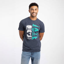 Load image into Gallery viewer, WEIRD FISH MENS DOUBLE FISH ECO GRAPHIC TEE NAVY
