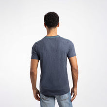 Load image into Gallery viewer, WEIRD FISH MENS DOUBLE FISH ECO GRAPHIC TEE NAVY

