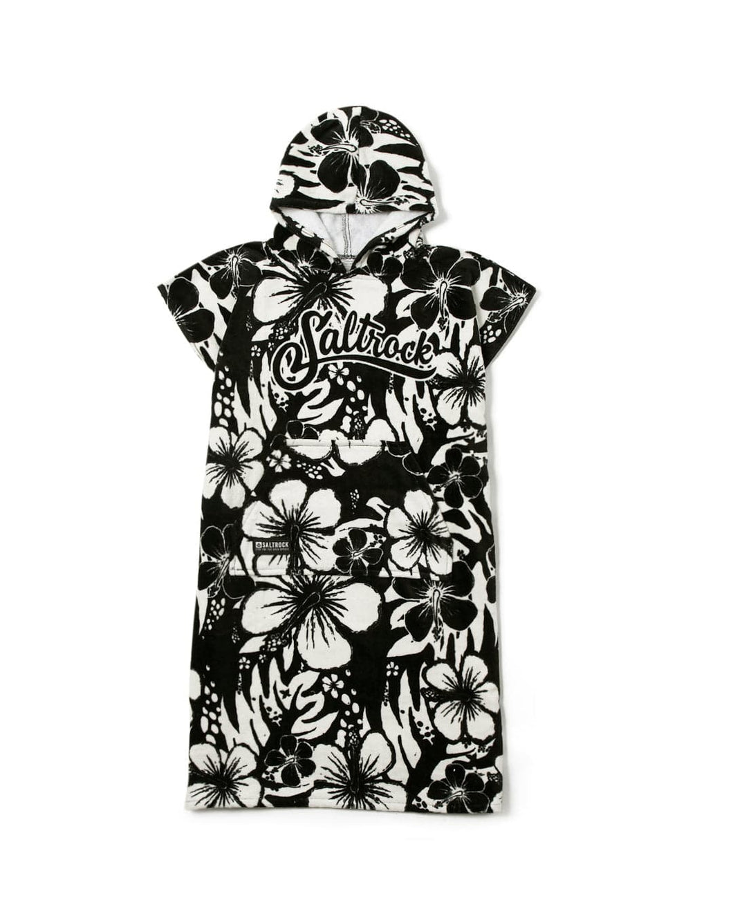 SALTROCK HIBISCUS CHANGING TOWEL BLACK/WHITE