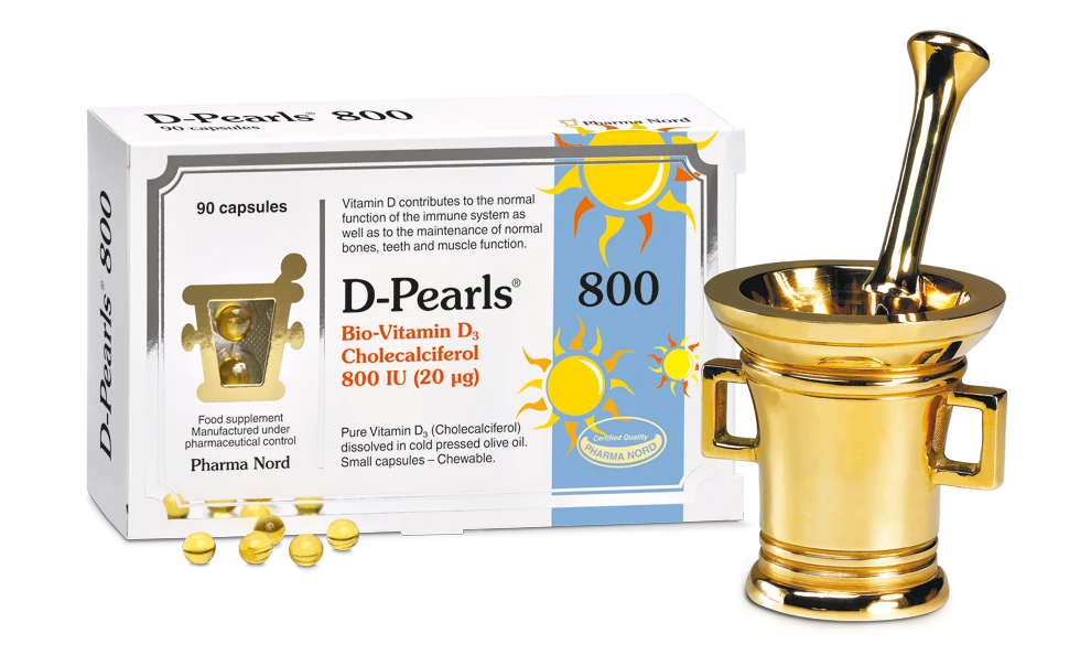 PHARMA NORD VITAMIN D-PEARLS 800 x90