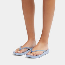 Load image into Gallery viewer, FITFLOP IQUSHION OMBRE SPARKLE FLIP-FLOPS SKYWASH BLUE
