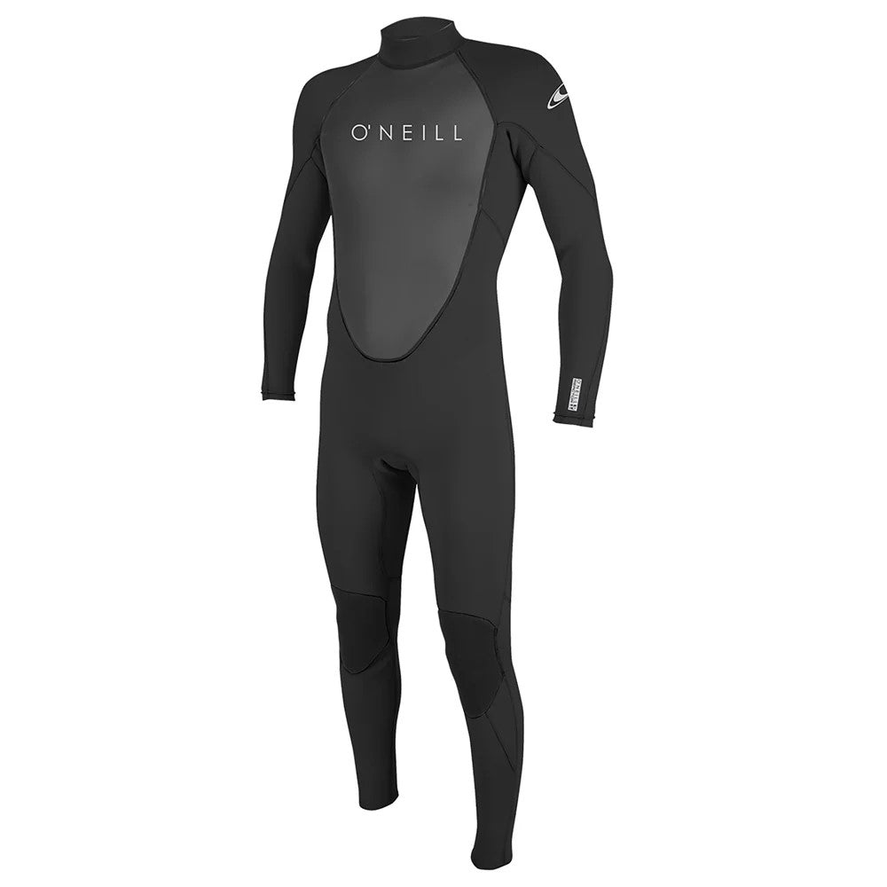 ONEILL MENS REACTOR 3/2MM FULLSUIT WETSUIT - BLACK - TALL SIZES