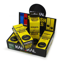 Load image into Gallery viewer, KARAKAL ELITE DOUBLE YELLOW PROFESSIONAL BALL 3 PACK
