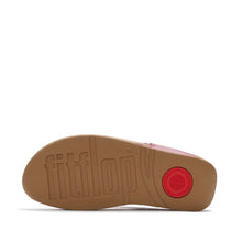 Load image into Gallery viewer, FITFLOP LULU LEATHER TOE POST SANDALS BURNT BERRY
