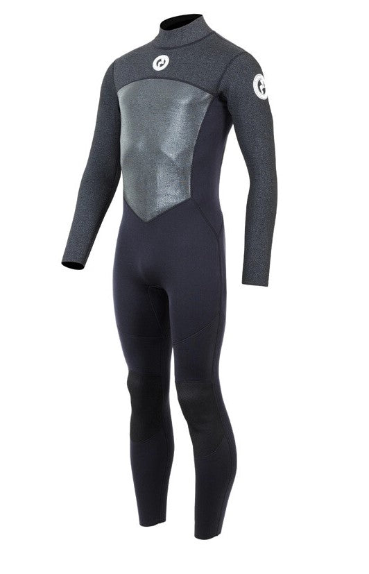 TWO BARE FEET 5/4MM THUNDERCLAP PRO WETSUIT - BLACK/GREY