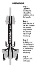 Load image into Gallery viewer, MANBI SKI CARRIER BLACK/WHITE
