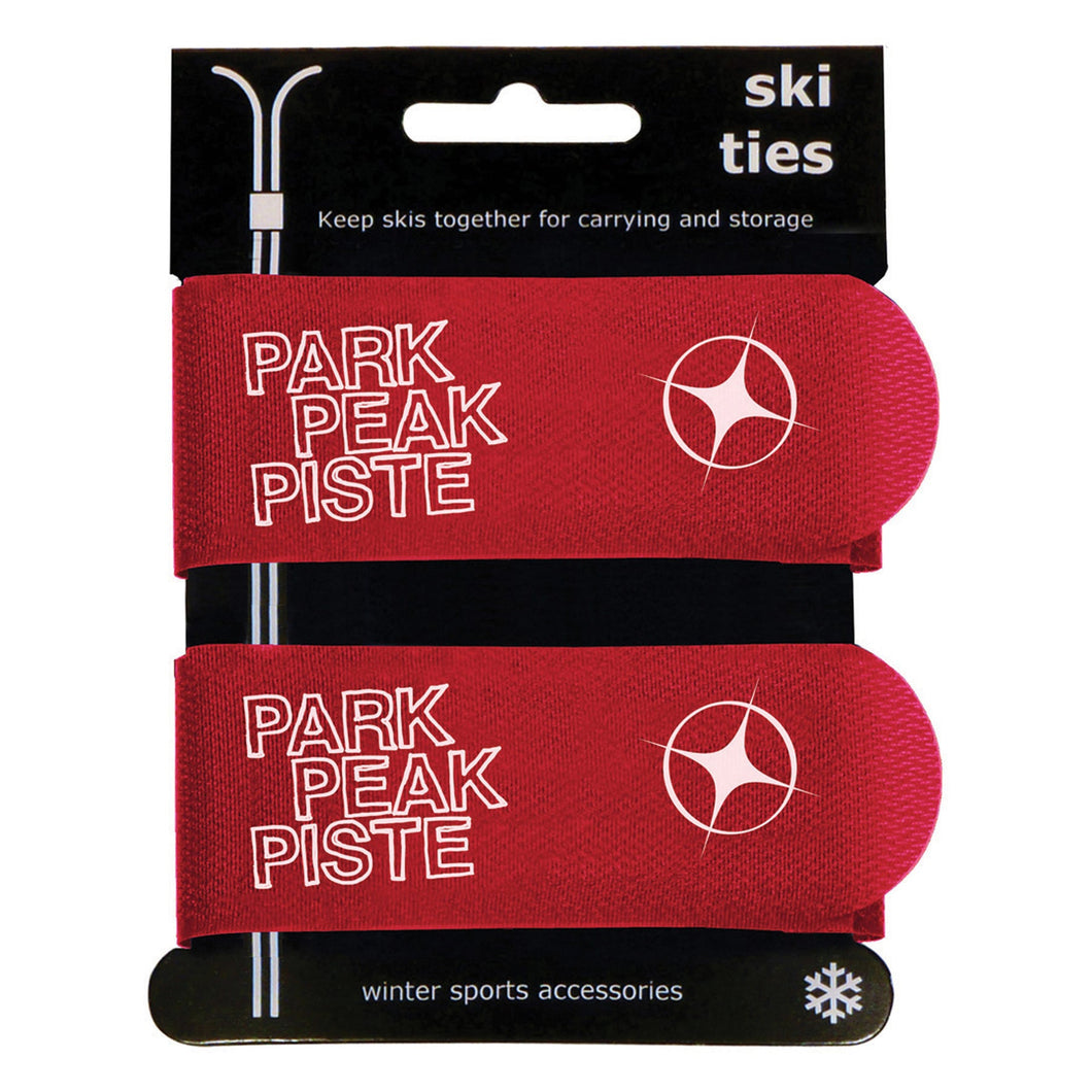 MANBI JUMBO SKI TIES PAIRS RED