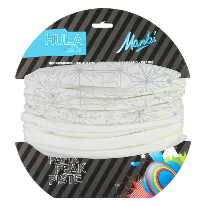 MANBI HULA HALFIE PATTERN FROST WHITE HEADWEAR