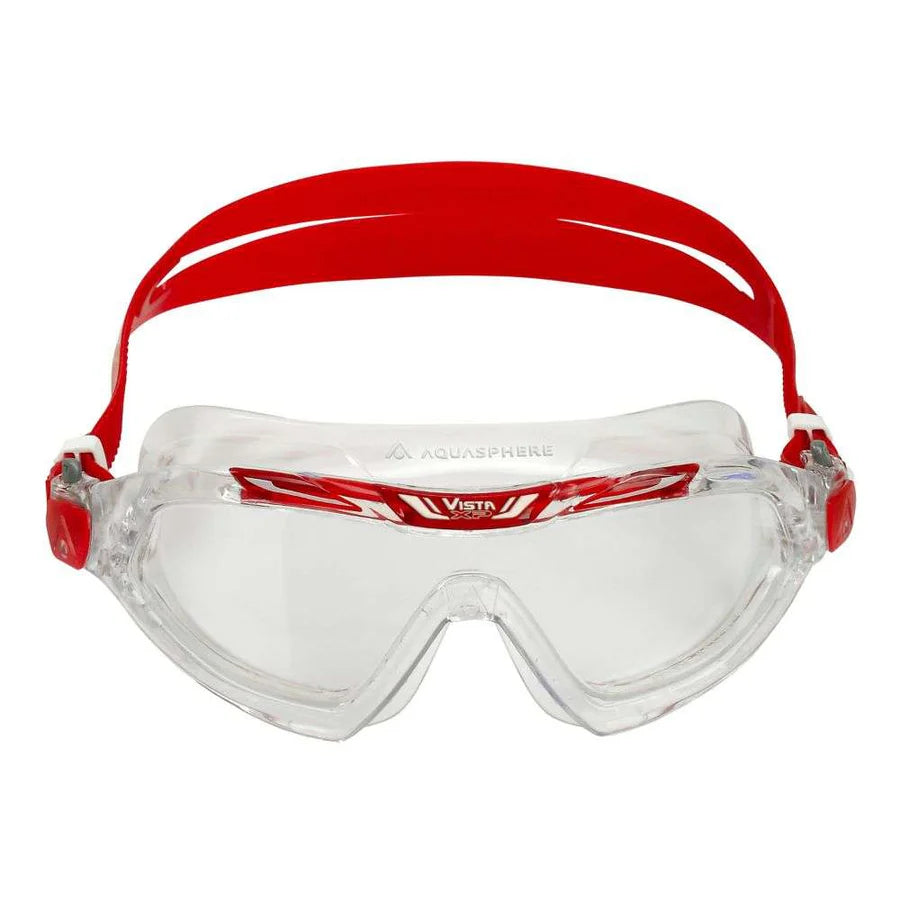 AQUASPHERE VISTA XP TRANSPARENT RED CLEAR LENS
