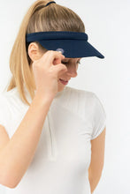 Load image into Gallery viewer, SURPRIZE SHOP CLIP LADIES VISOR WITH MAGNETIC BALL MARKER NAVY
