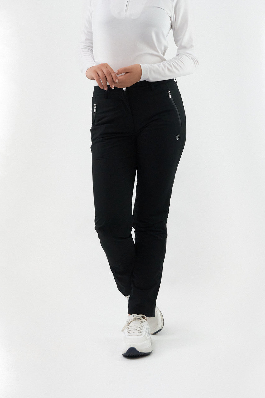 PURE GOLF CASCADE WATERPROOF LINED TROUSER 27INCH BLACK