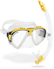 Load image into Gallery viewer, CRESSI MATRIX + GAMMA MASK/SNORKEL COMBO SENIOR CLEAR/YELLOW
