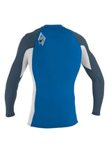 Load image into Gallery viewer, ONEILL YOUTH PREMIUM SKIN LONG SLEEVE RASH GUARD OCEAN/WHITE/NAVY
