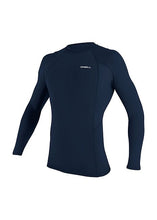 Load image into Gallery viewer, ONEILL MENS BASIC SKIN LONG SLEEVE RASH GUARD NAVY

