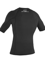 Load image into Gallery viewer, ONEILL MENS HYPERFREAK SHORT SLEEVE RASH GUARD BLACK
