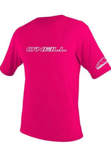 Load image into Gallery viewer, ONEILL YOUTH BASIC SKIN RASH GUARD WATERMELON PINK
