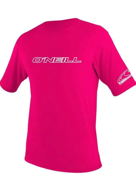 ONEILL YOUTH BASIC SKIN RASH GUARD WATERMELON PINK