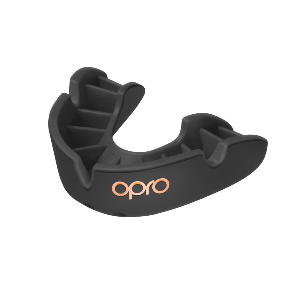 OPRO BRONZE MOUTHGUARD BACLK JUNIOR