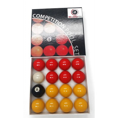 2' LEAGUE POOL BALLS REDS & YELLOWS