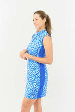 Load image into Gallery viewer, PURE GOLF SOPHIE SLEEVELESS DRESS SANTORINI SKIES
