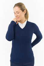Load image into Gallery viewer, PURE GOLF SUZIE SUERWEIGHT JUMPER NAVY
