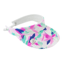 Load image into Gallery viewer, PURE GOLF ARIELLE PATTERNED TELEPHONE WIRE VISOR PORTRAIT OF PARADISE
