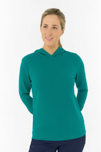 Load image into Gallery viewer, PURE GOLF PRIYA LIGHTWEIGHT SUMMER GOLF HOODIE TEAL
