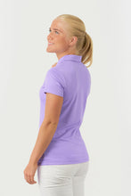Load image into Gallery viewer, PURE GOLF THRIVE CAP SLEEVE POLO SHIRT LILAC
