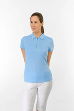 Load image into Gallery viewer, PURE GOLF THRIVE 2 SHORT SLEEVE POLO BLUE
