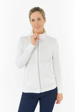 Load image into Gallery viewer, PURE GOLF PRIYA SUERWEIGHT JACKET WHITE
