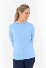Load image into Gallery viewer, PURE GOLF PRIYA LIGHTWEIGHT SUMMER HOODIE PALE BLUE
