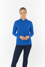 Load image into Gallery viewer, PURE GOLF PRIYA LIGHTWEIGHT SUMMER HOODIE ROYAL BLUE
