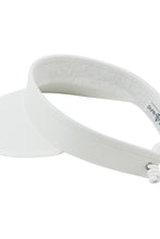 Load image into Gallery viewer, PURE GOLF WOMENS TELEPHONE WIRE VISOR WHITE
