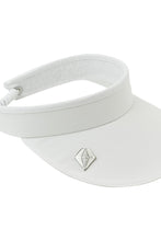 Load image into Gallery viewer, PURE GOLF WOMENS TELEPHONE WIRE VISOR WHITE
