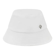 Load image into Gallery viewer, PURE DUA LINED PLAIN GOLF BUCKET HAT WHITE
