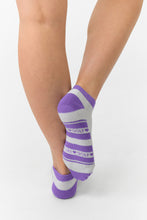 Load image into Gallery viewer, PURE GOLF TRIXIE THREE PACK TRAINER SOCKS LILAC ONE SIZE
