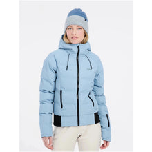 Load image into Gallery viewer, PROTEST WOMENS ALYSUMI SNOW JACKET JEAN JACKET BLUE
