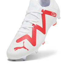 Load image into Gallery viewer, PUMA FUTURE PLAY MxSG FOOTBALL BOOT WHITE-FIRE/ORCHID
