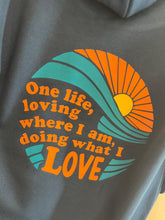 Load image into Gallery viewer, ONE LIFE HOODIE AIRFORCE BLUE
