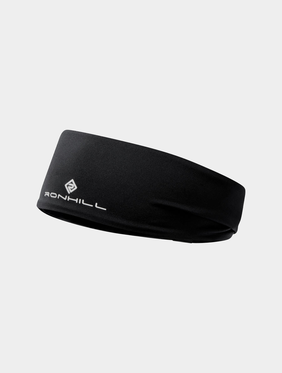 RONHIILL REVERSIBLE REVIVE HEADBAND ALL BLACK