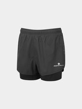 Load image into Gallery viewer, RONHILL WOMENS CORE TWIN SHORT BLACK
