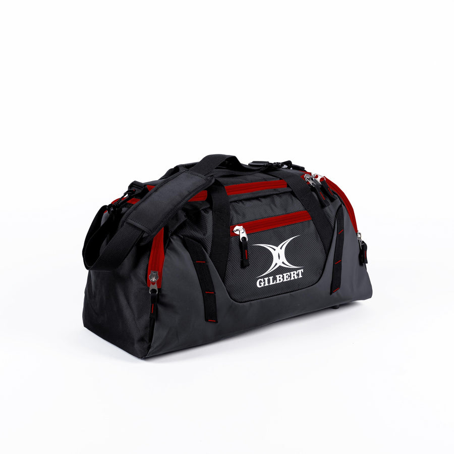 GILBERT RUGBY BAG CLUB PLAYER HOLDALL V4 BLACK RED