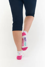 Load image into Gallery viewer, SURPRIZESHOP 3 PAIR PACK ASSORTED BOOZY THEMED LADIES GOLF SOCKS 4-7
