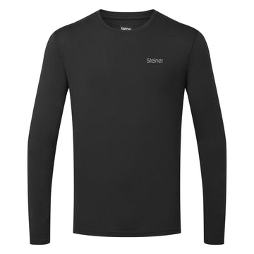 MANBI MENS STEINER SOFT-TEC ACTIVE BASE LAYER TOP BLACK