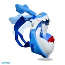 Load image into Gallery viewer, SWIMTECH KIDS FULL FACE  SNORKEL MASK BLUE
