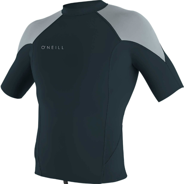 ONEILL MENS REACTOR2 1MM NEOPRENE SHORT SLEEVED TOP - SLATE/COOLGREY