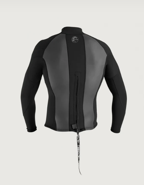O NEILLオニールジャケット     21 ONEILL MENS O'RIGINAL 2/1MM NEOPRENE BACK ZIP WETSUIT JACKET - BLACK