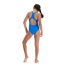 Load image into Gallery viewer, GIRLS SPEEDO ECO ENDURANCE+ MEDALIST SWIMSUIT BONDI BLUE
