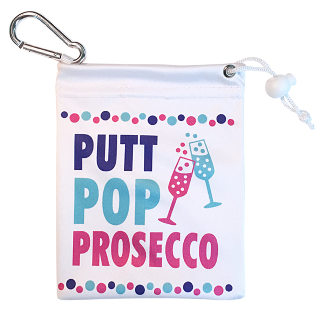 SURPRIZESHOP PUTT POP PROSECCO TEE & ACCESSORY BAG
